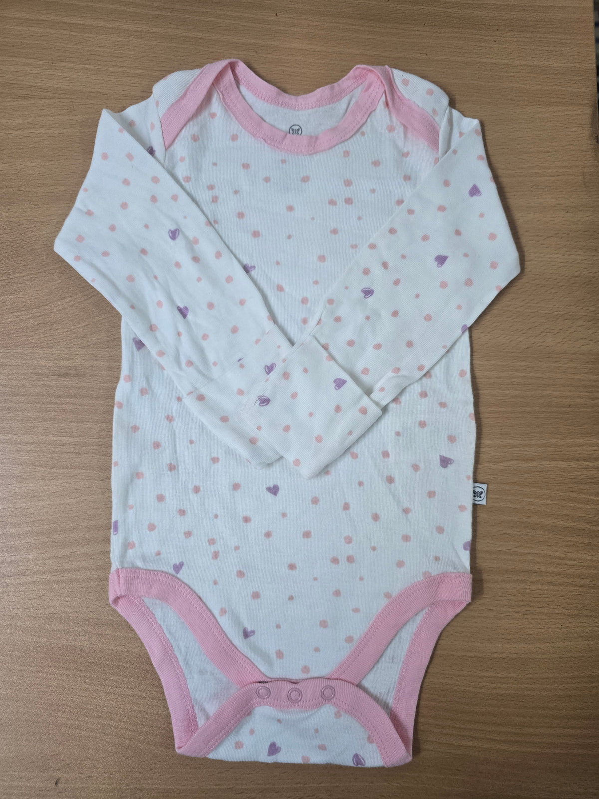 Baby's FS rompers - Pink Dots