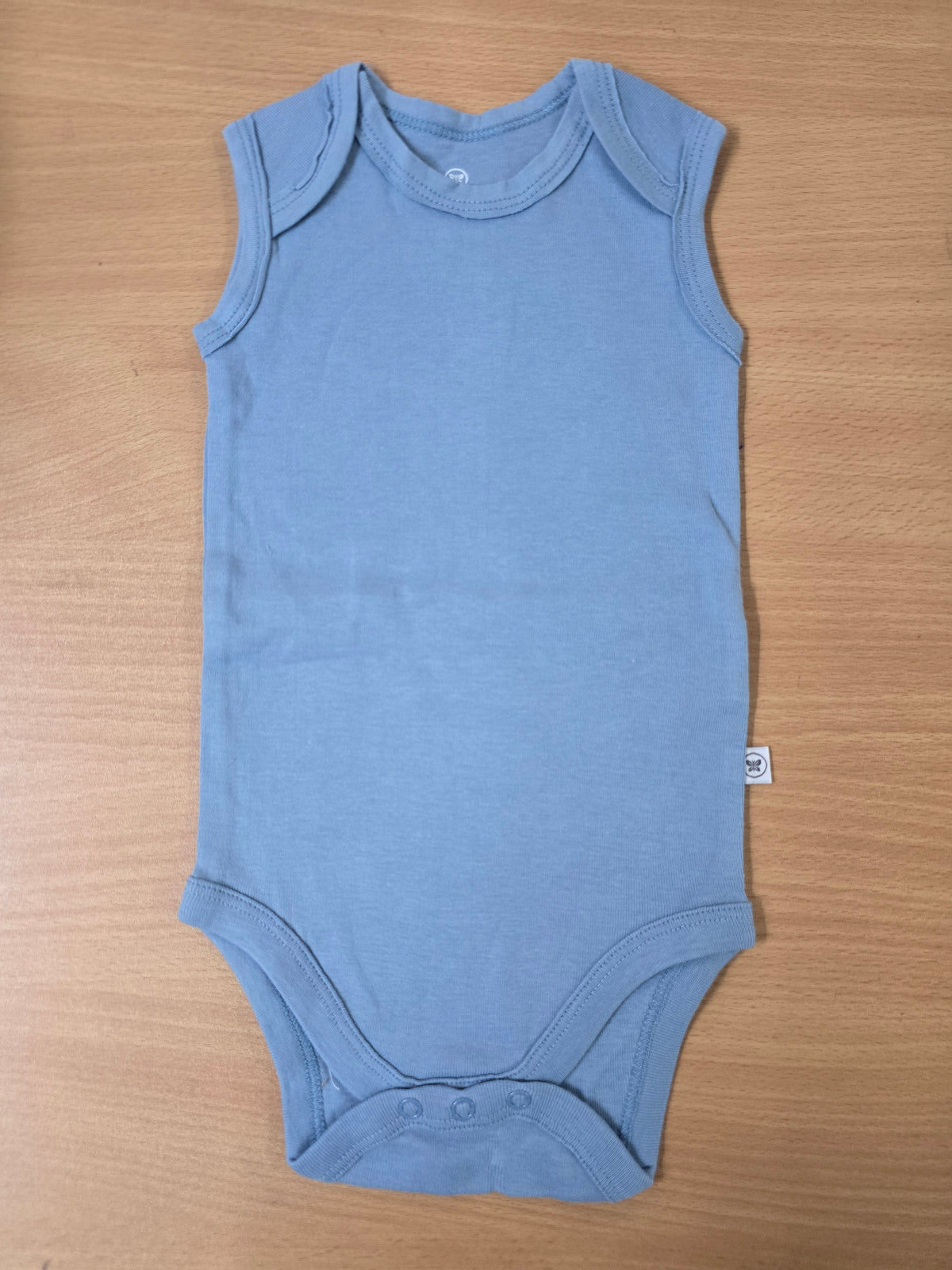 Baby's LS rompers - Light Blue