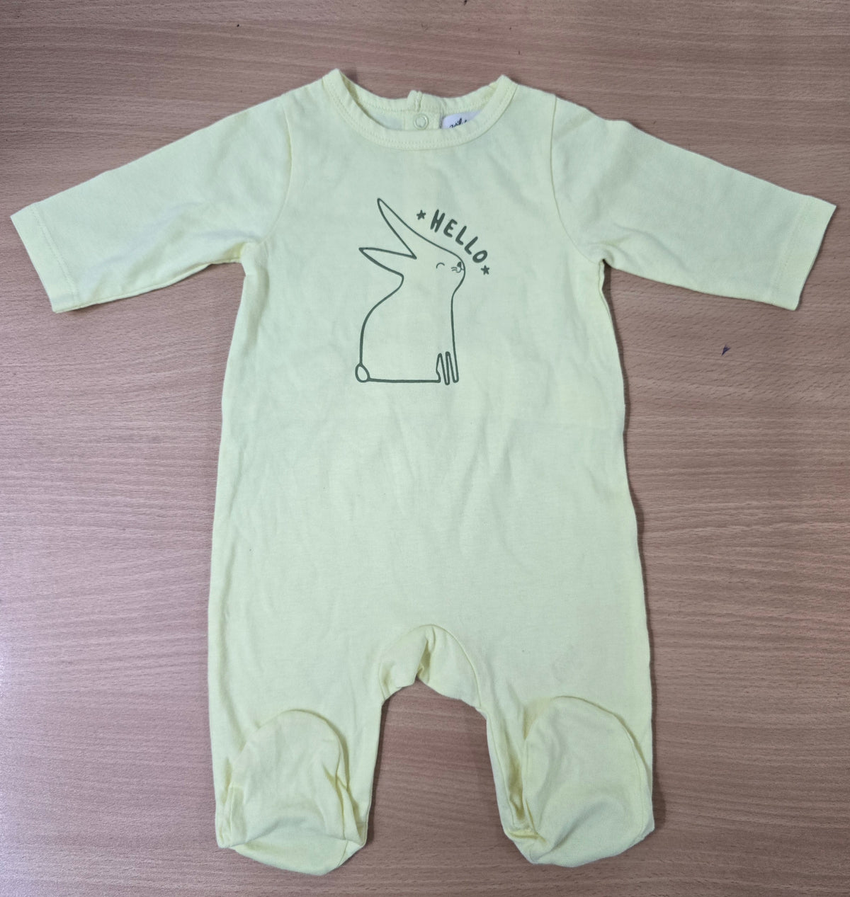 Baby's jumpsuit - Rabbit hello