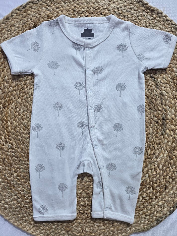 Baby's half jumpsuit - tree