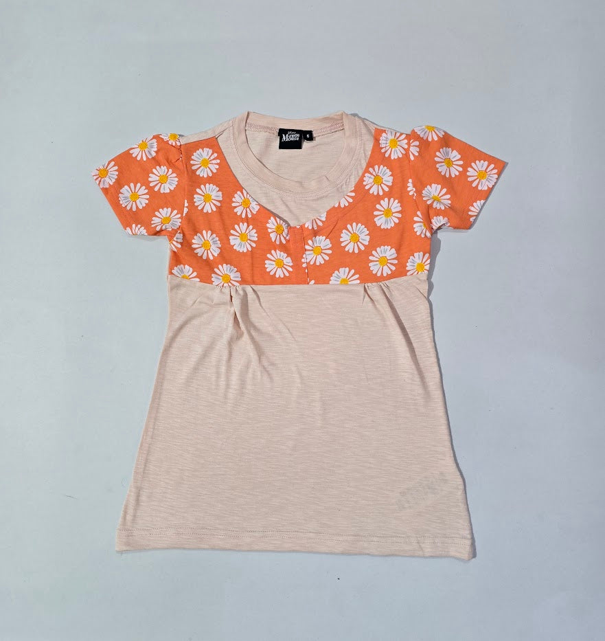 Girl's frock t-shirt