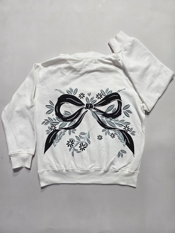 Girl's loop knit hoody