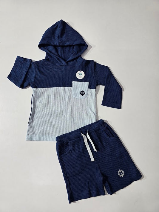 Baby's hoody shorts set