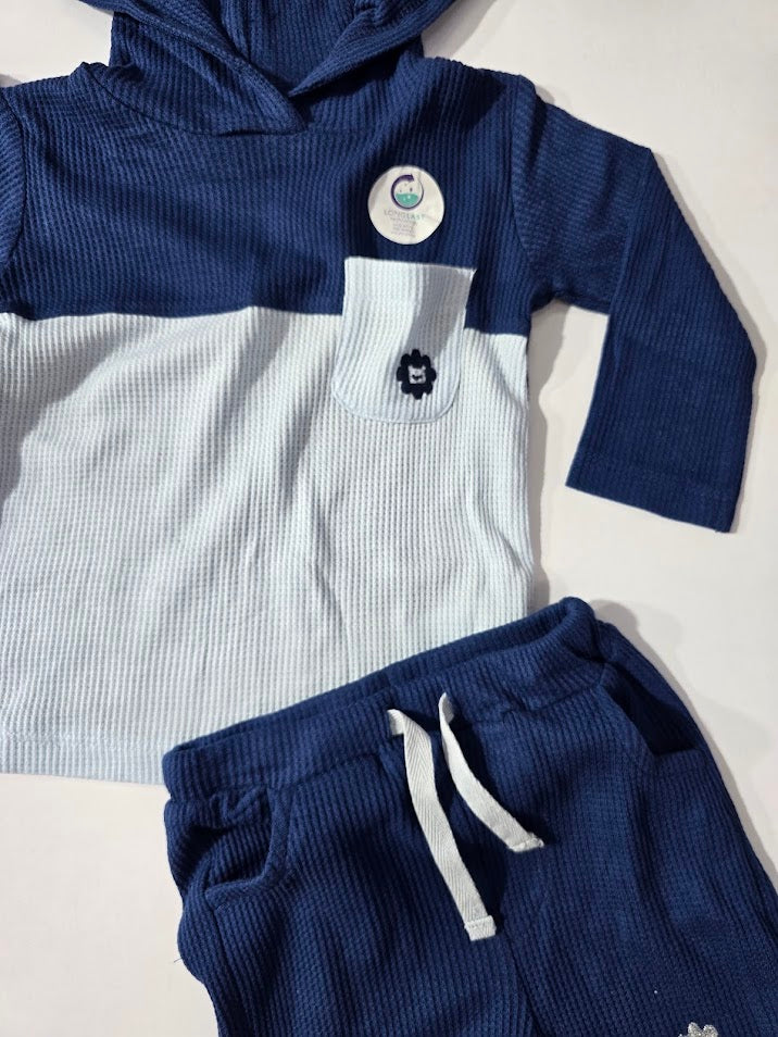 Baby's hoody shorts set