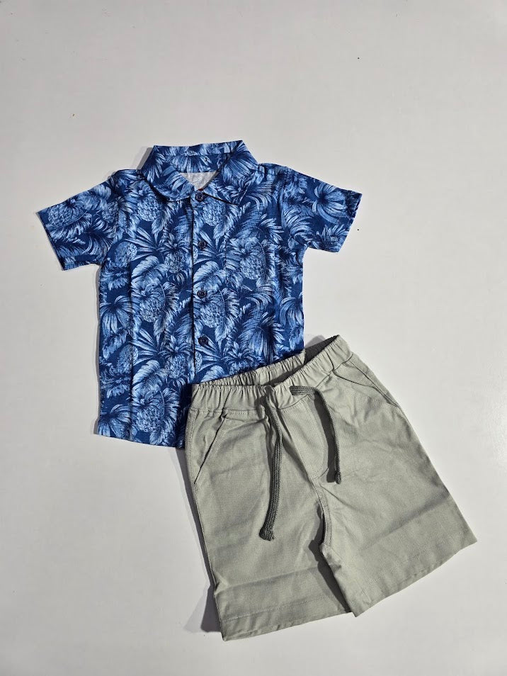 Boy's front open set