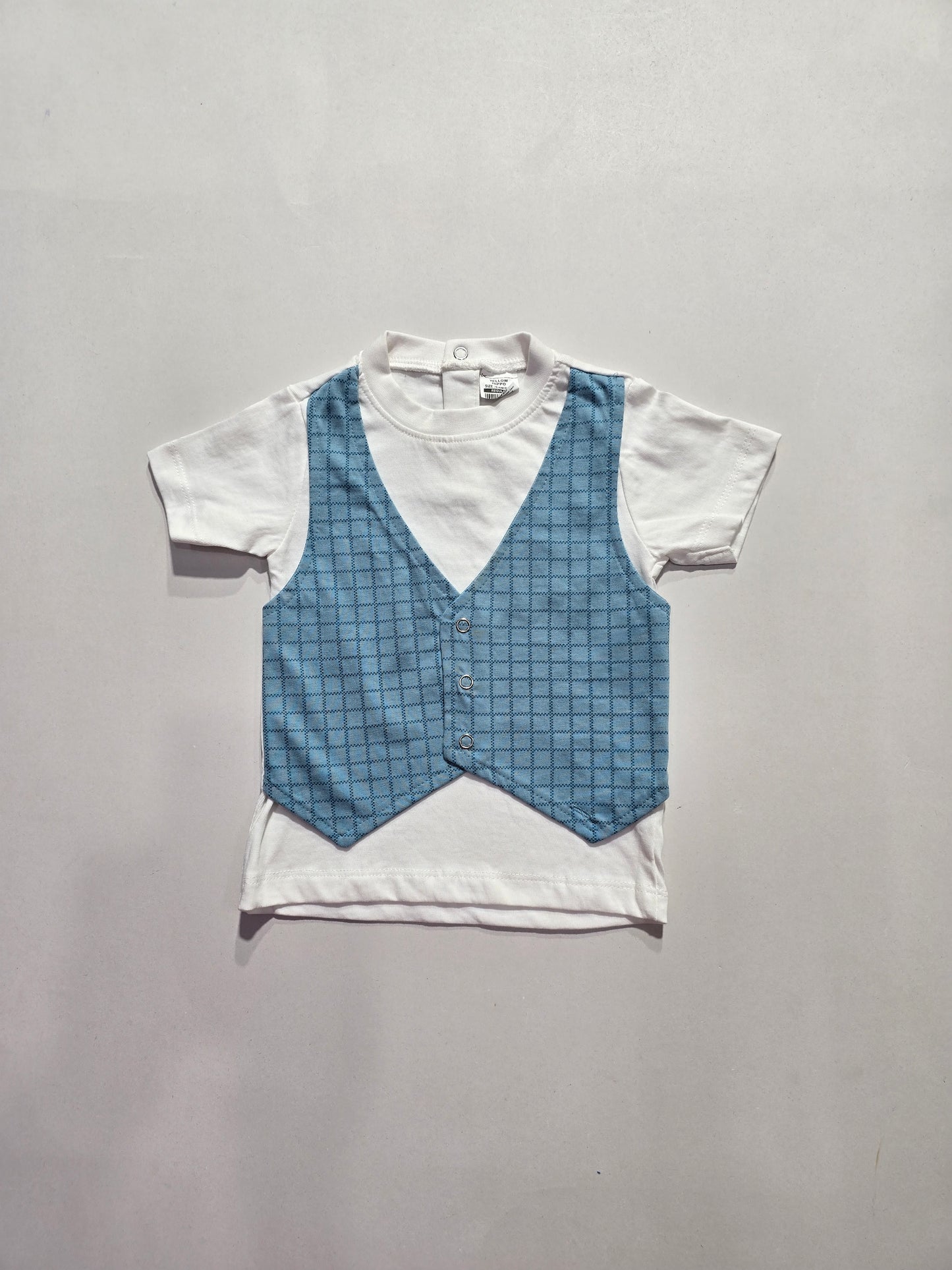 Baby's t-shirt with attached coat