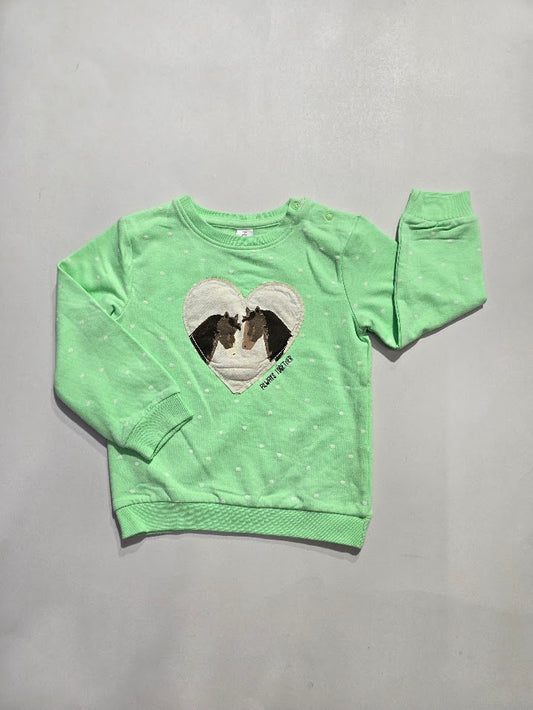 Baby's loop knit t-shirt