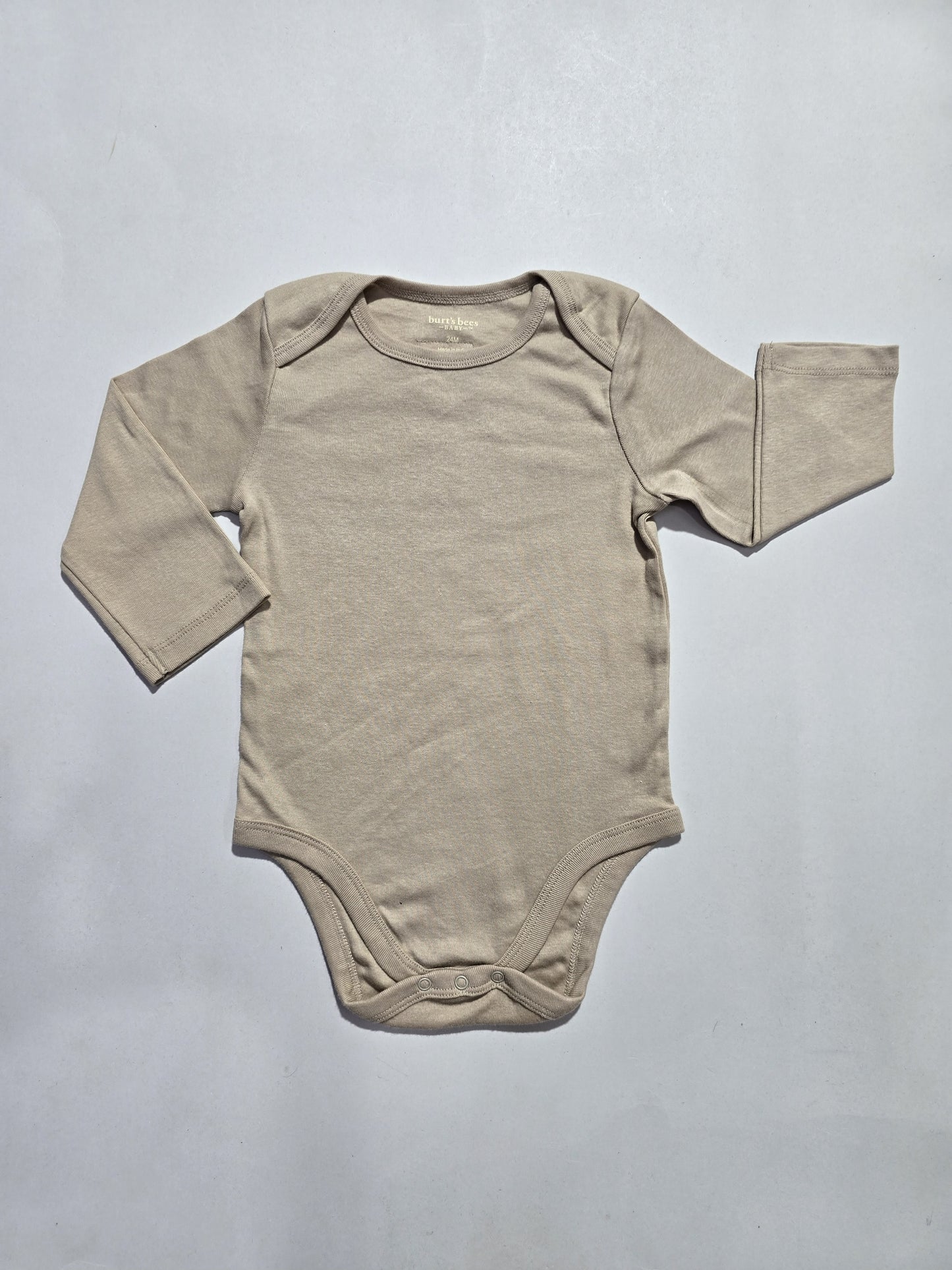 Baby's rompers -(dark ) Beige