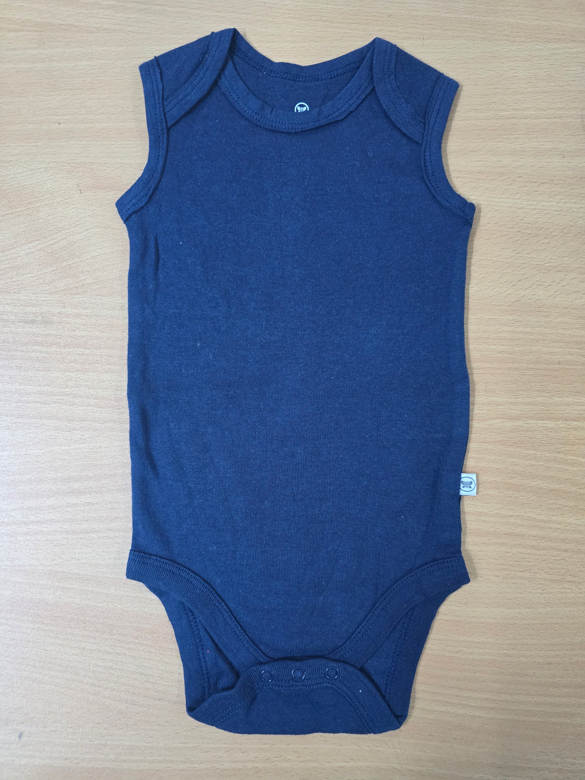 Baby's LS rompers - Dark Blue