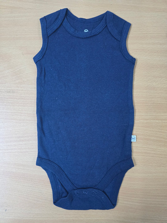 Baby's LS rompers - Dark Blue