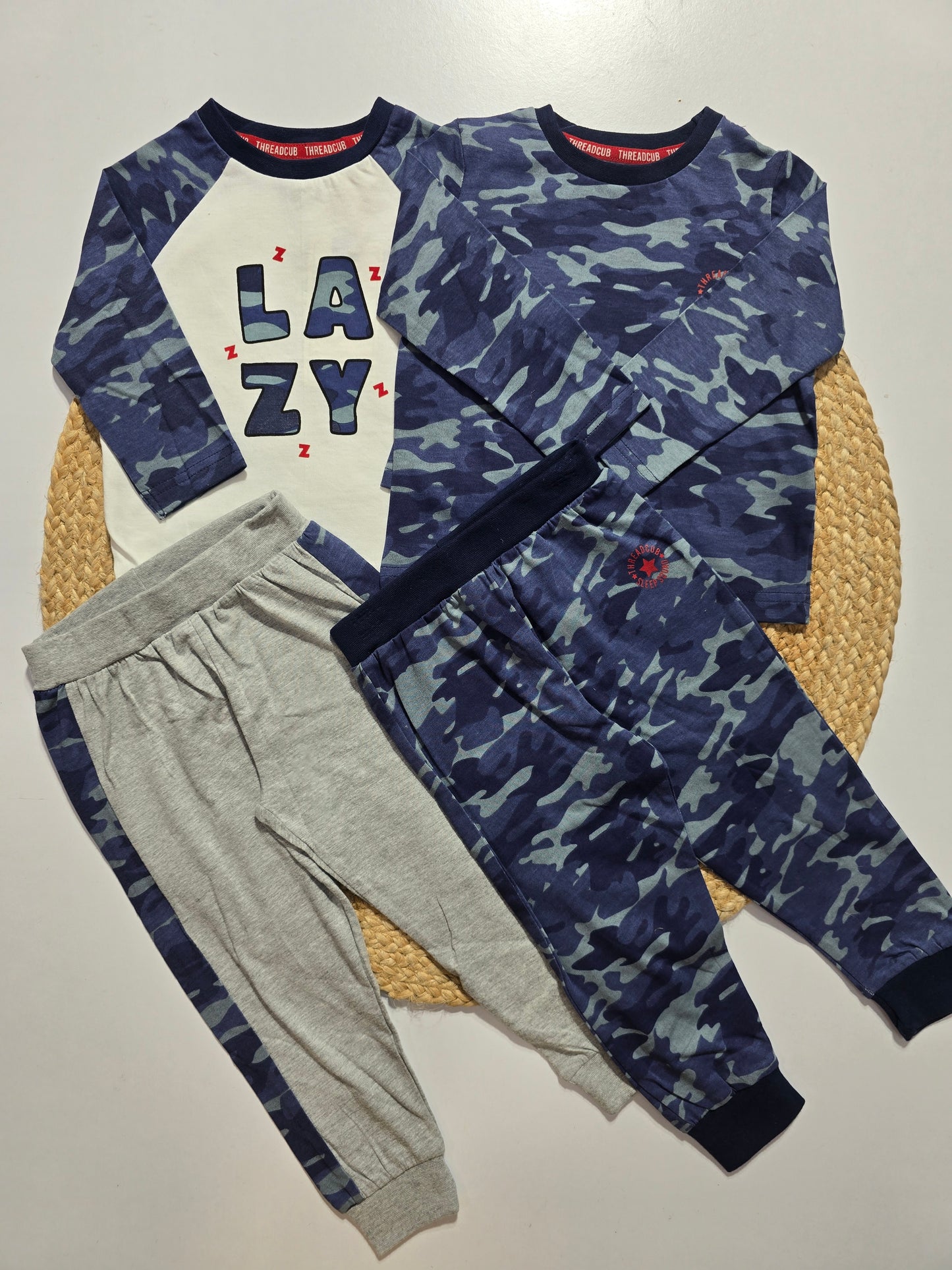 Baby's pant set - millitary (2 pack/ 2 top & 2 pant)
