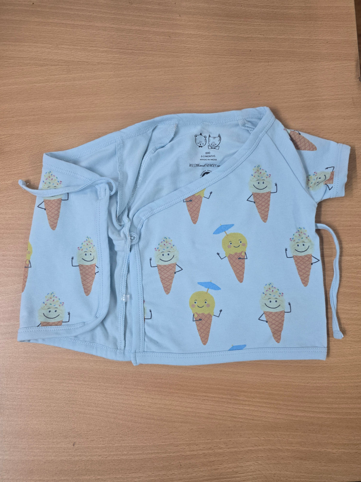 Baby's t-shirt - Ice cream side open