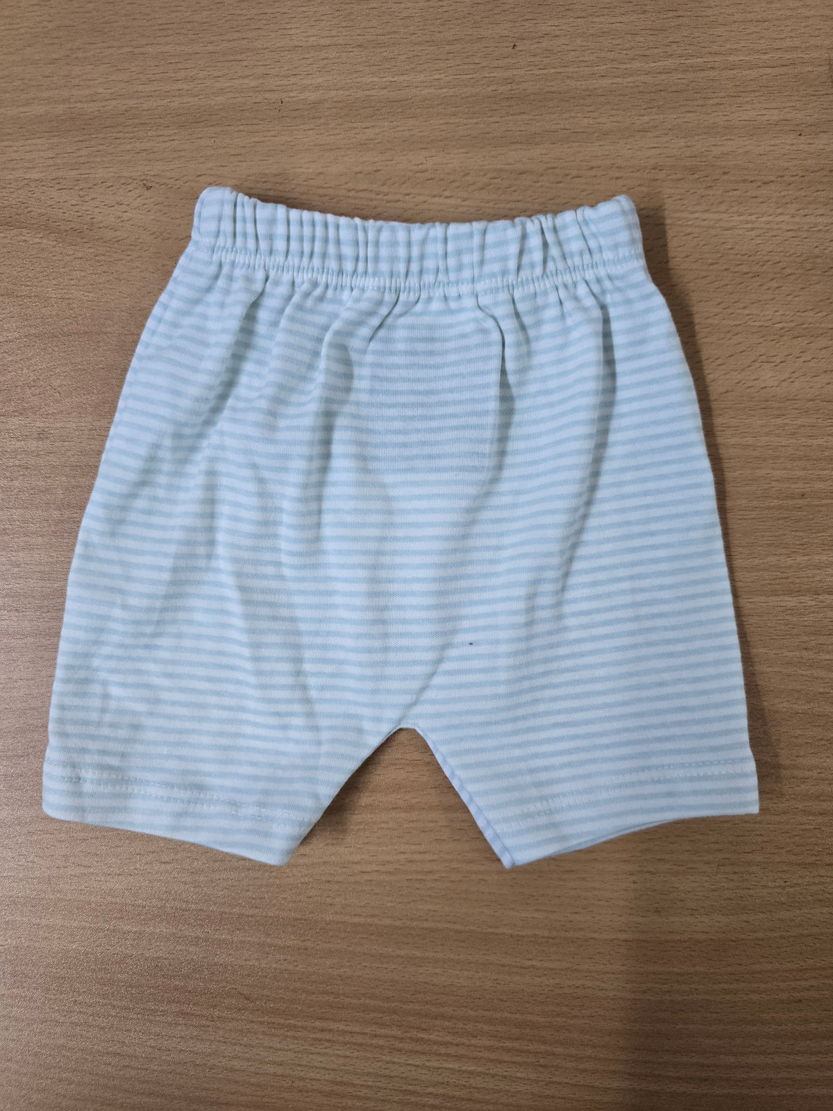 Baby's Shorts - Light blue striped