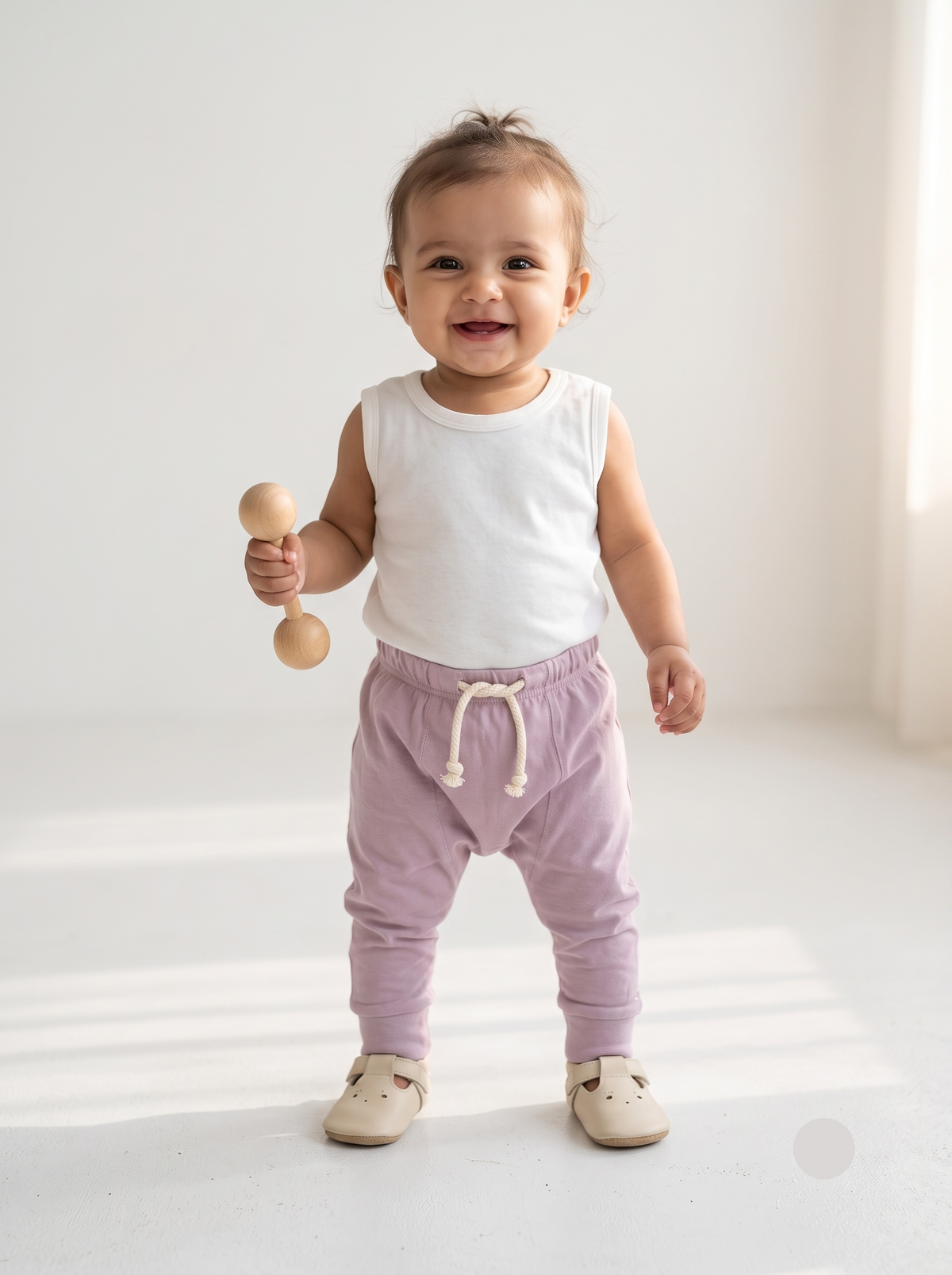 Baby's diaper pants - Light purple