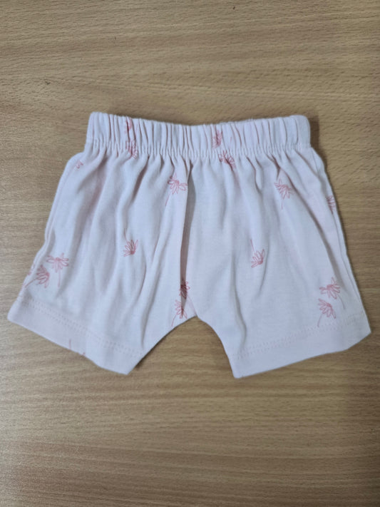 Baby's Shorts - Small pink flowers