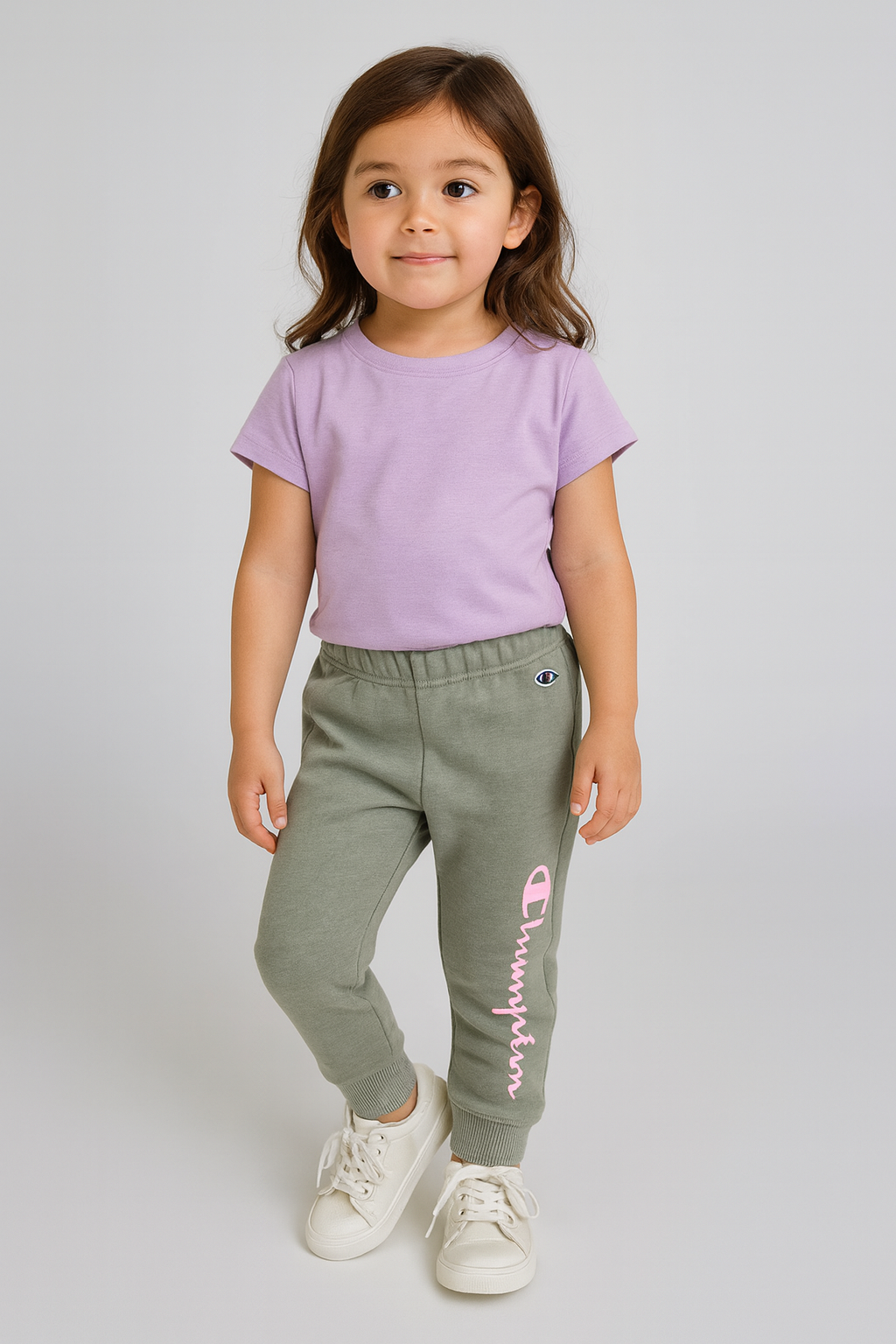 Girl's loop knit pant
