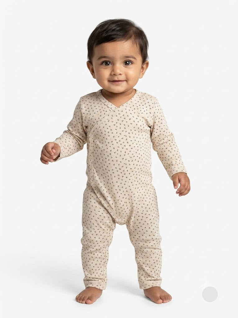Baby's FS jumpsuit - red bloom