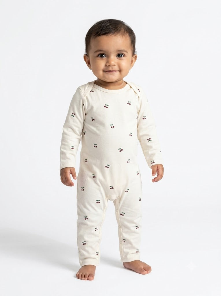Baby's FS jumpsuit - s/cherry