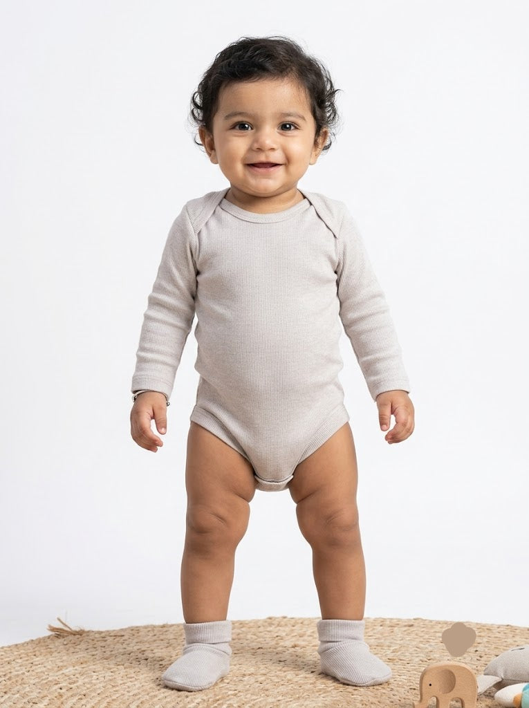 Baby's FS rompers - sand