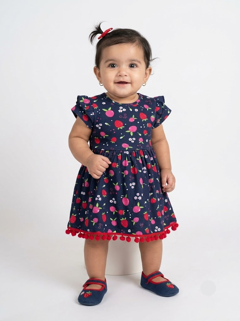 Baby's frock - berries