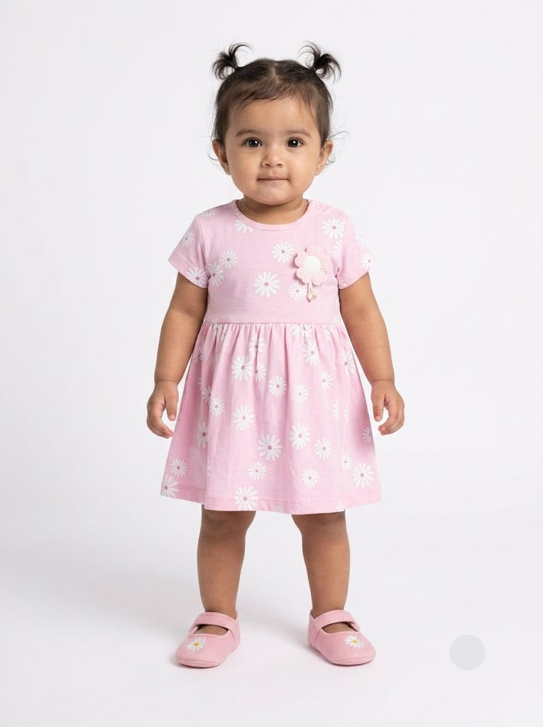 Baby's frock - p/w blossom