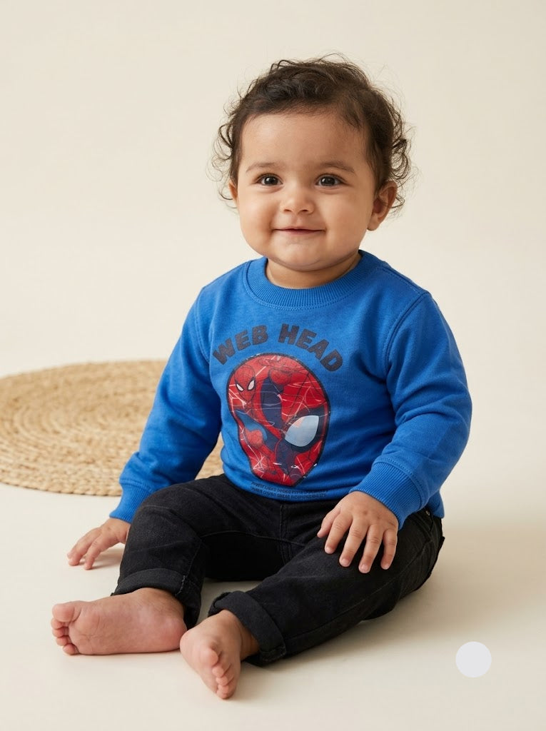 Baby's loop knit t-shirt - 2face spidy