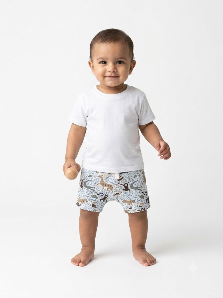 Baby's shorts - jungle