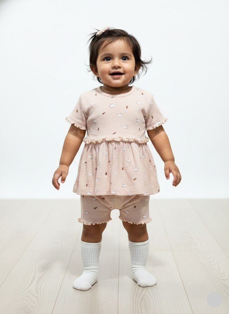 Baby's shorts set - sandle