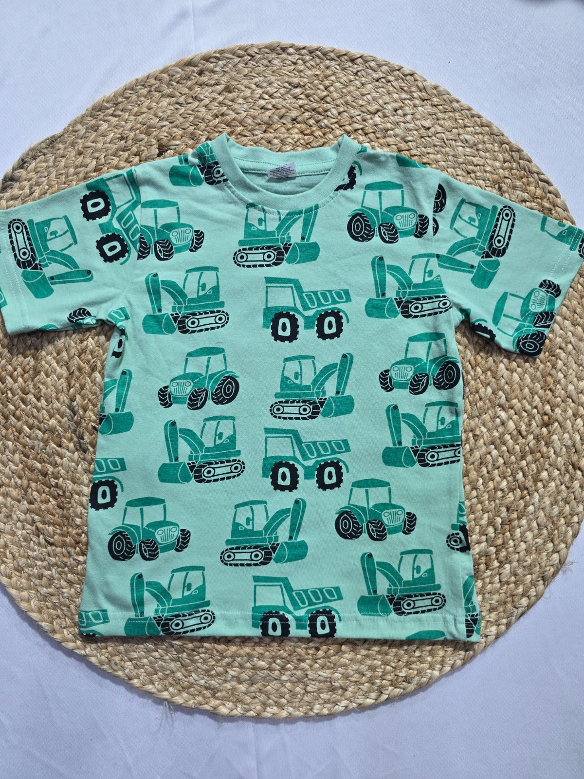 Boy's t-shirt - Green vehicle