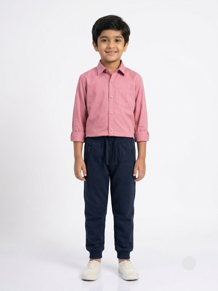 Boy's loop knit pant - Navys
