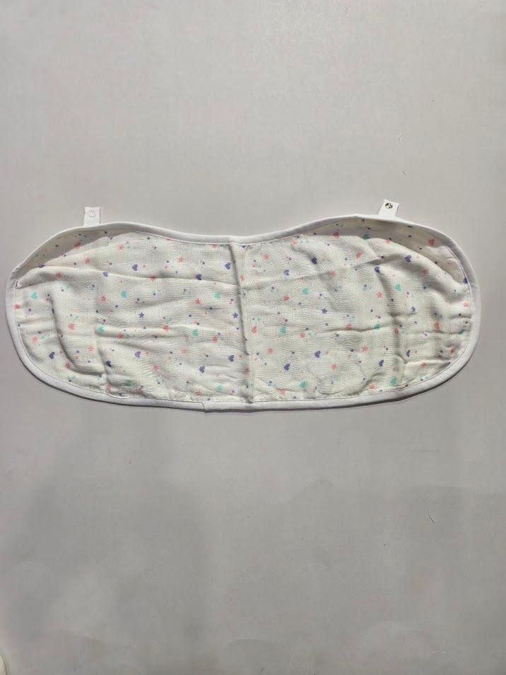 Burp cloth - hearts