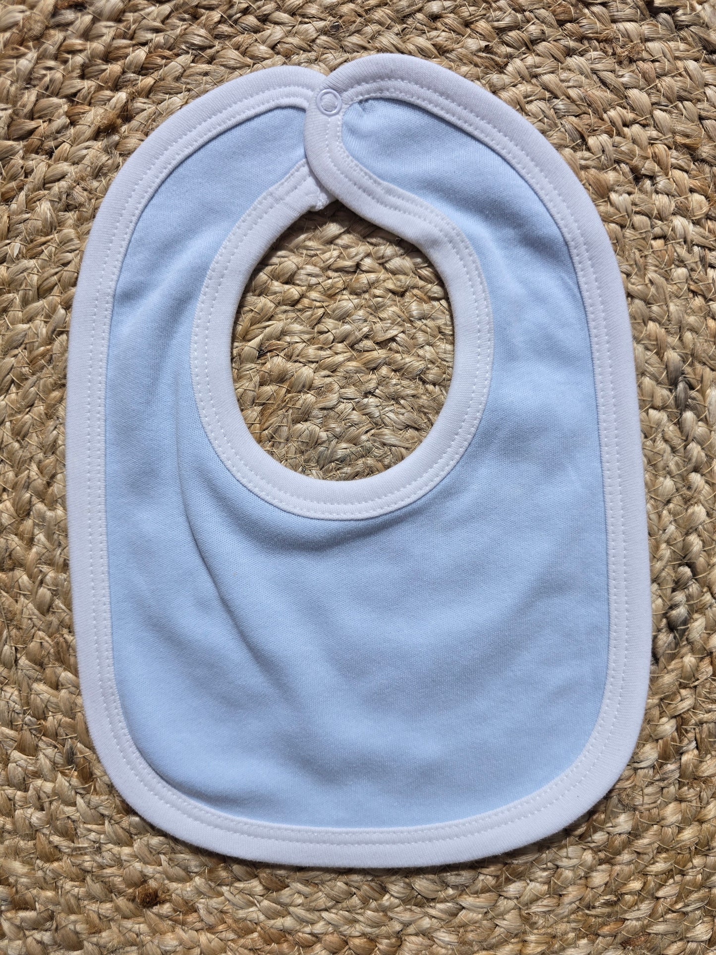 Baby's bibs - Light blue plain