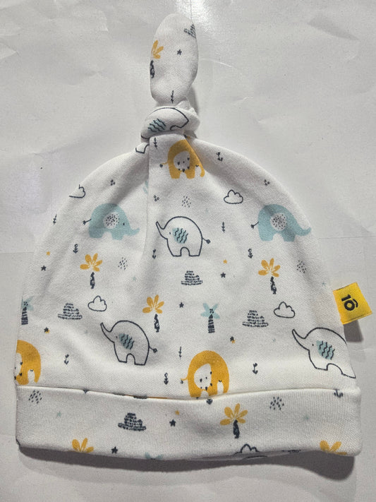 Baby's cap - knot elephant