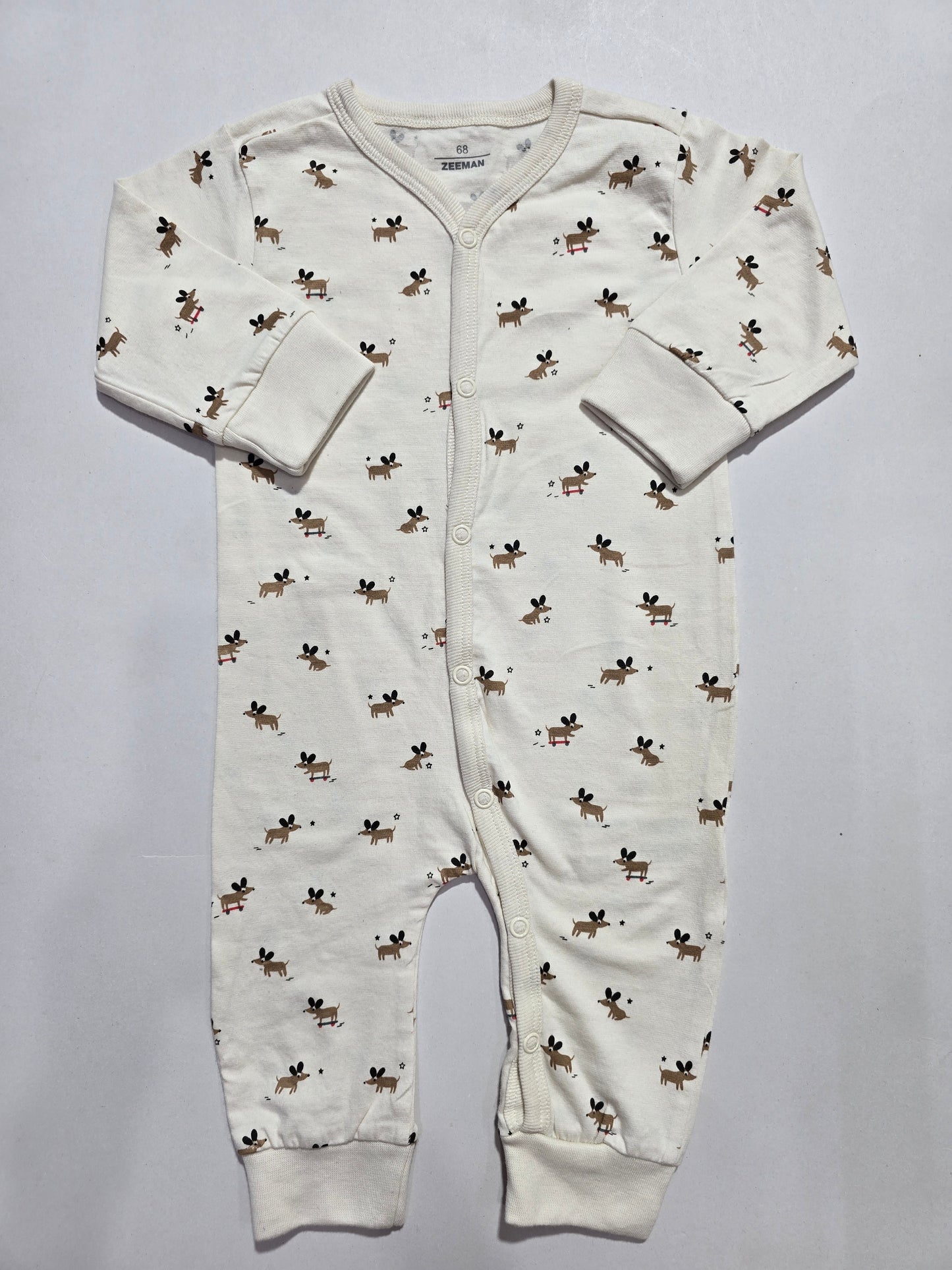 Baby's jumpsuit/sleepsuit - mouse