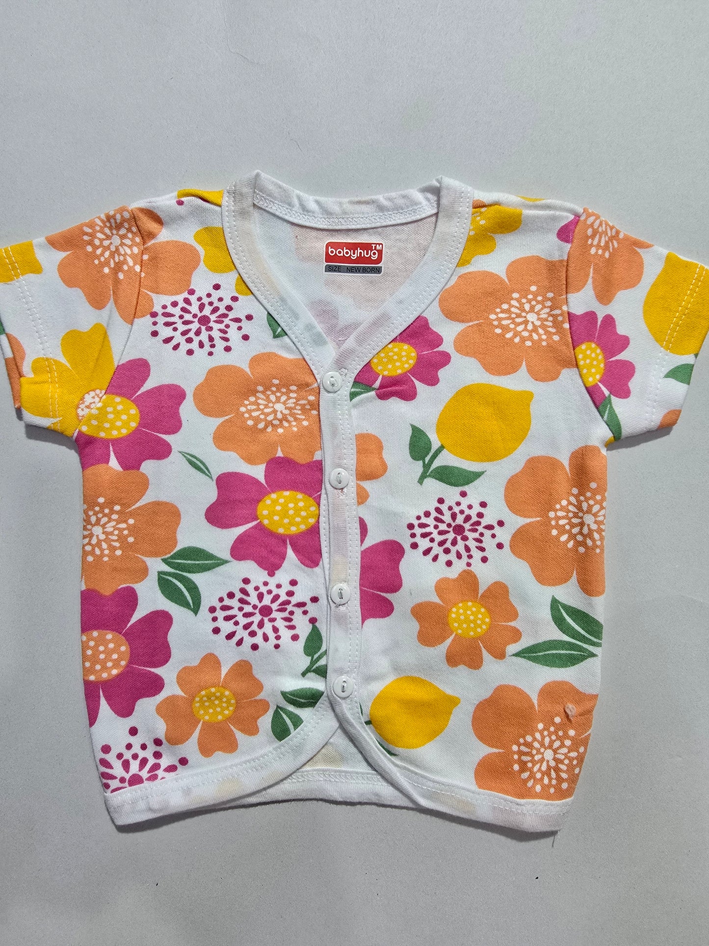 Baby's jabla top - blossoms