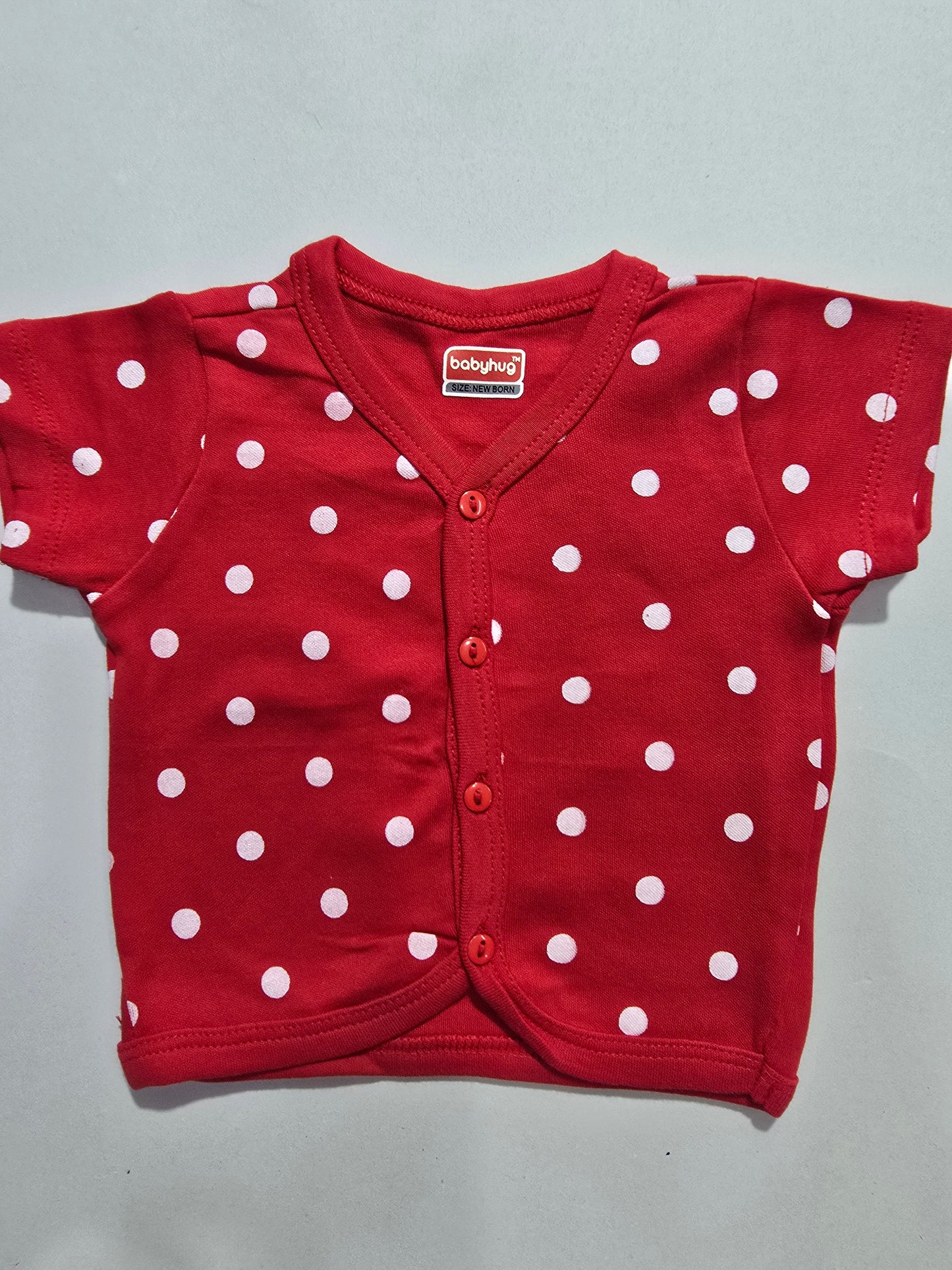 Baby's jabla top - dots