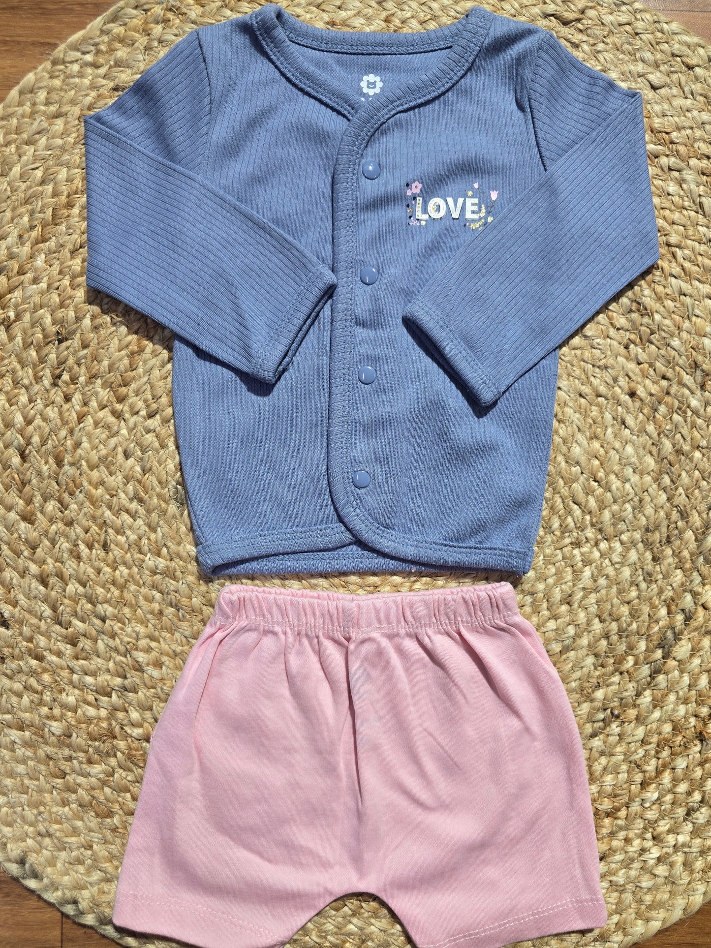Baby's FS jablas shorts set - blue
