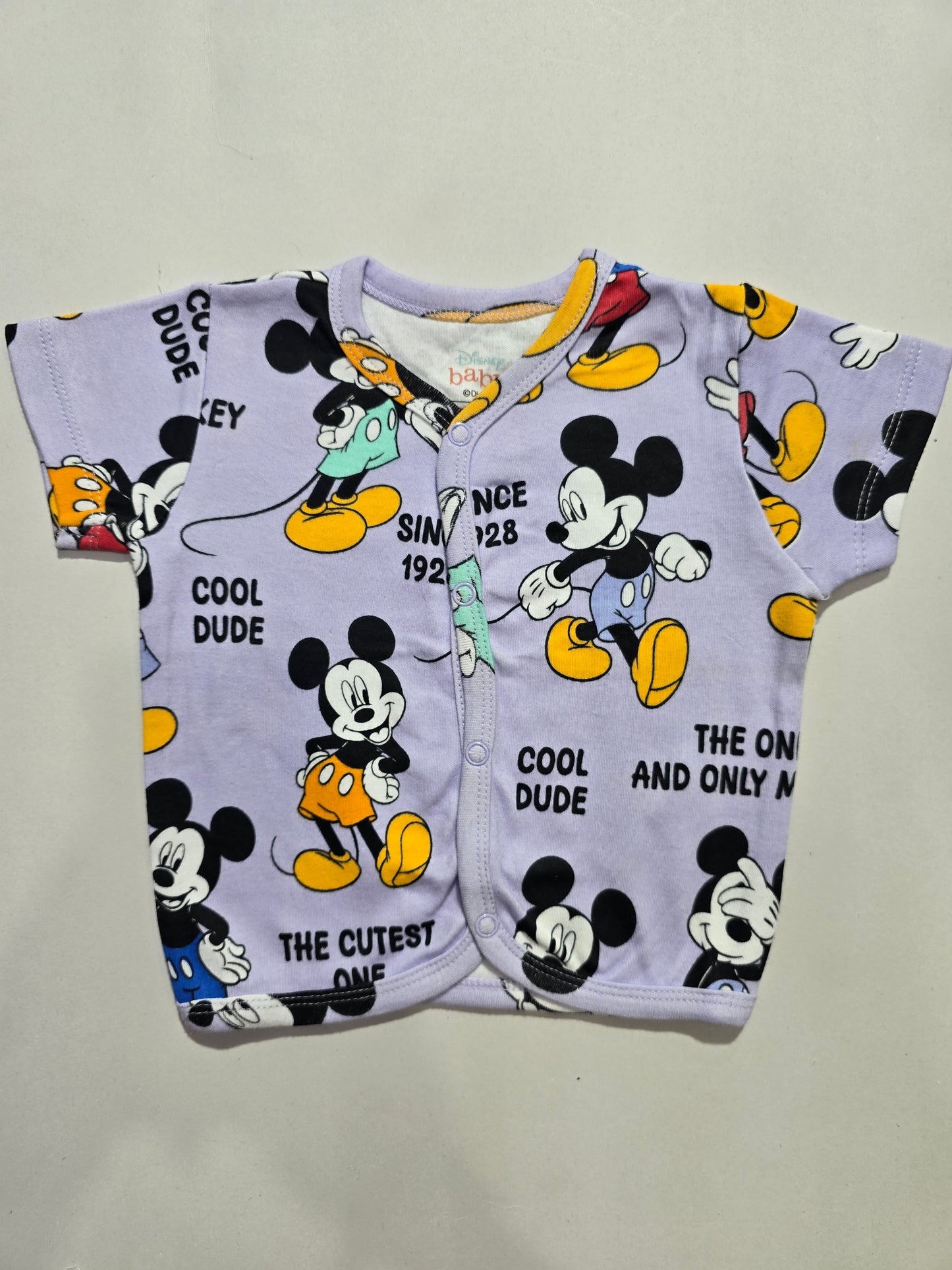 Baby's jabla top - lav micky
