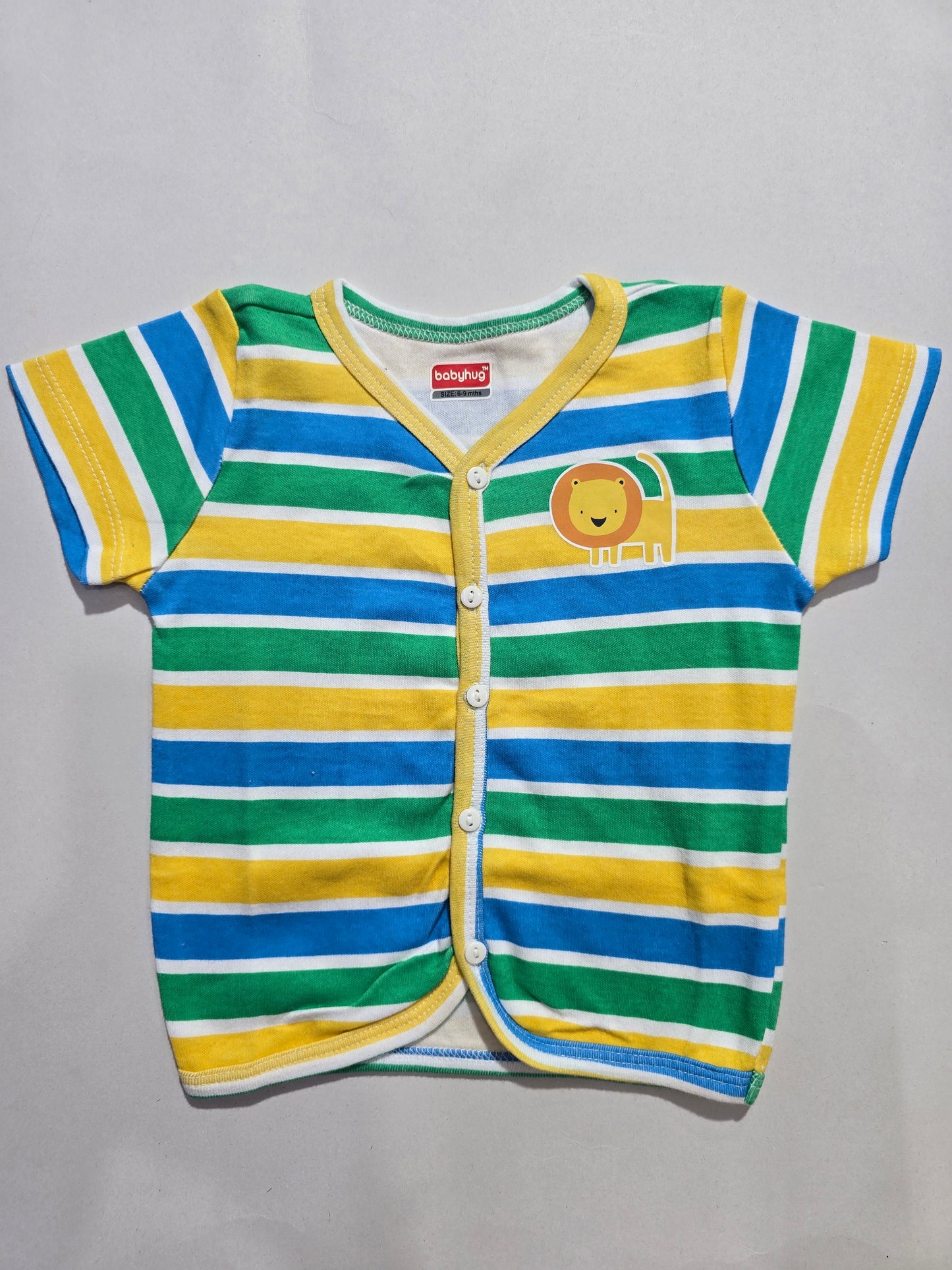 Baby's jabla top - ygb stripes