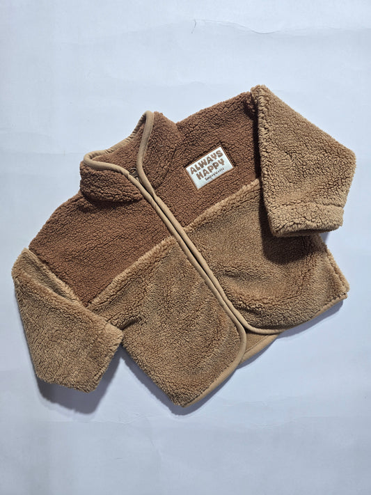 Baby's loop knit jerkin - smiley