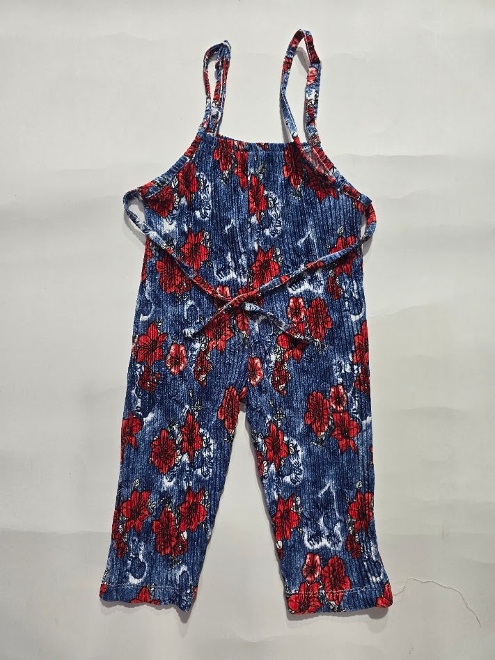 Baby's Rope jumpsuit - bluered