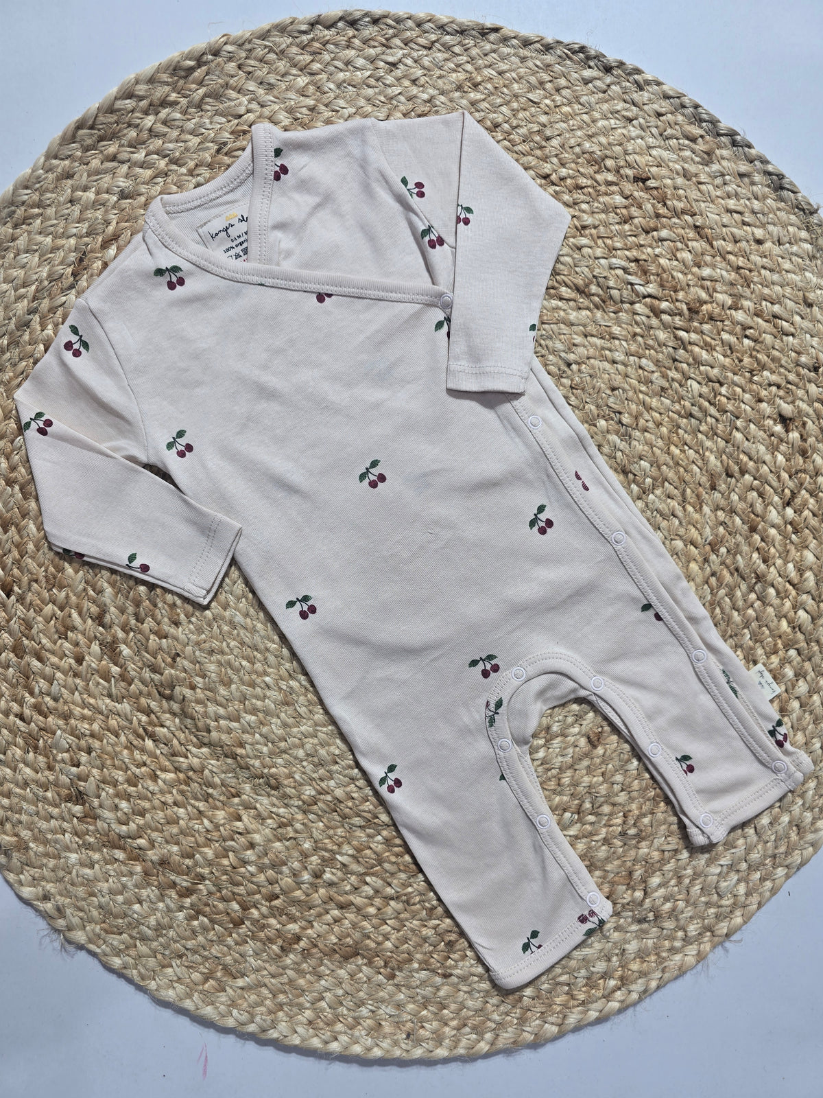 Baby's FS jumpsuit - peach cherry