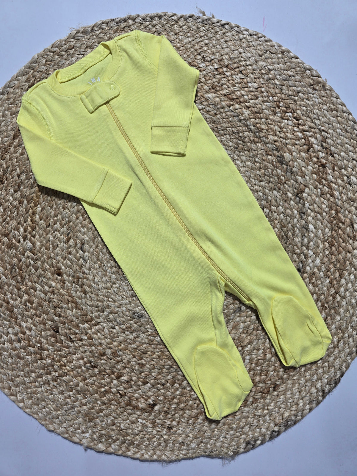 Baby's FS jumpsuit with shoe - yellow