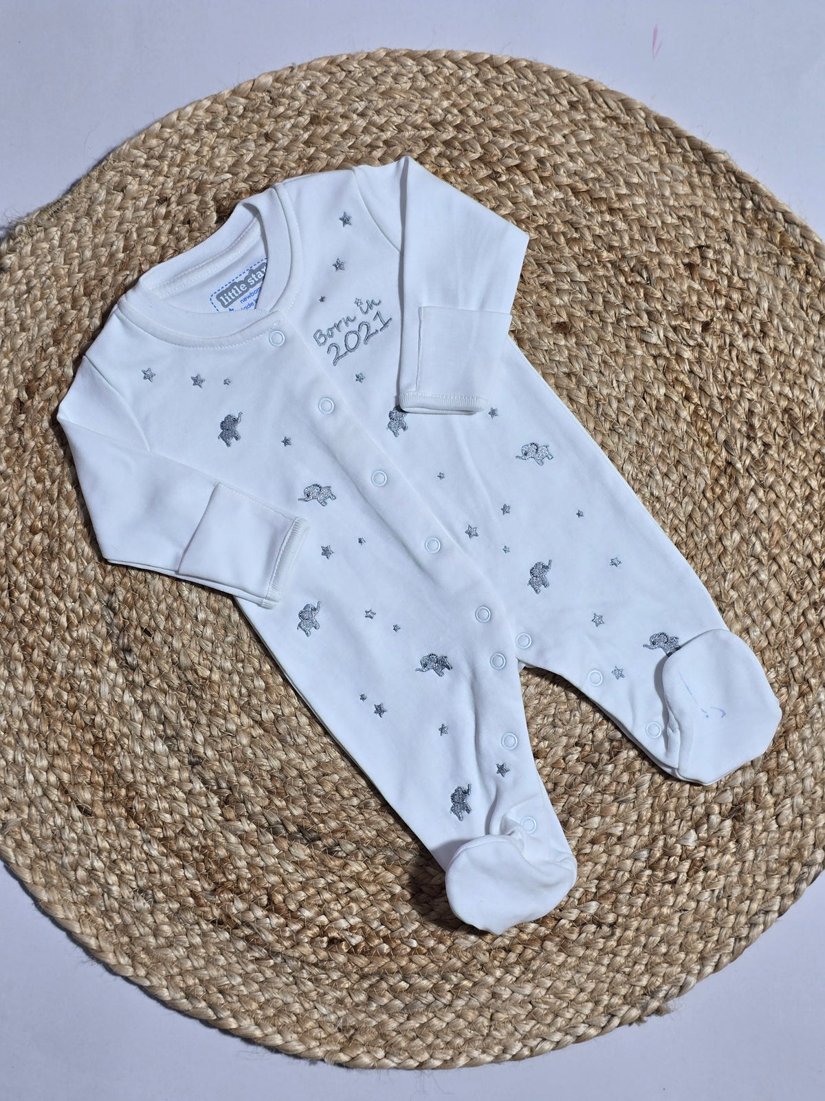 Baby's FS jumpsuit with shoe - elephant
