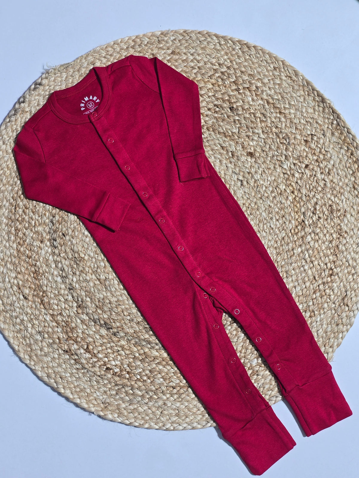 Baby's FS jumpsuit - red