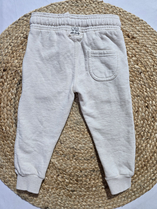 Baby's loop knit pant - half white