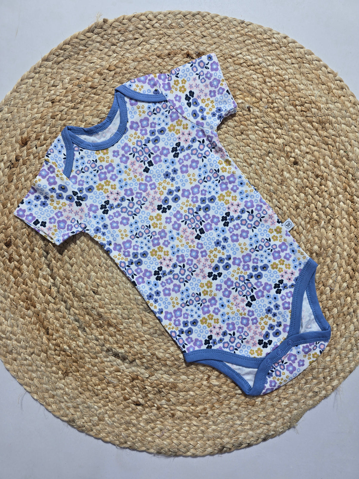 Baby's rompers - faded bloom
