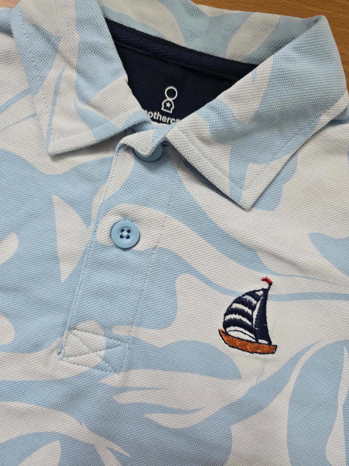Baby's shorts set - blue wave