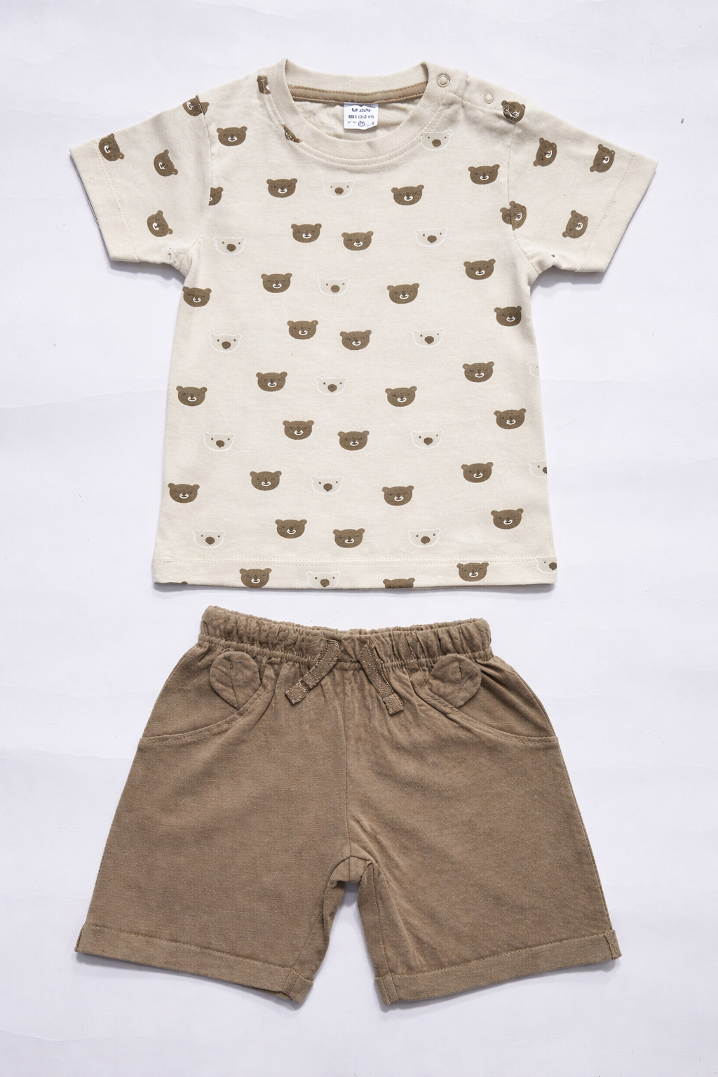 Baby's shorts set - ted face