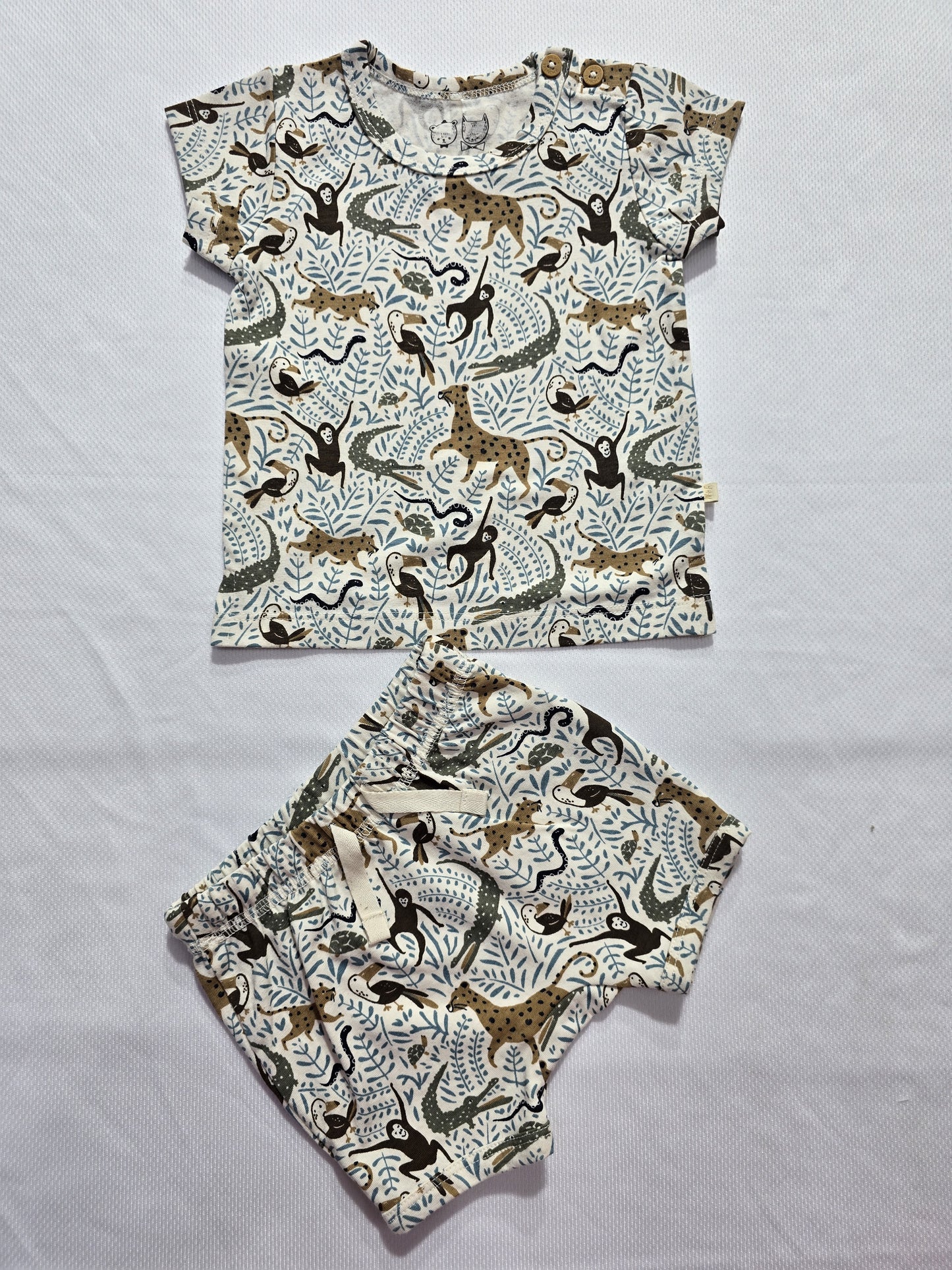 Baby's shorts set - jungle